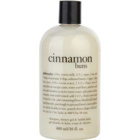 Philosophy by Philosophy Cinnamon Buns Shampoo, Shower Gel & Bubble Bath --480ml/16oz
