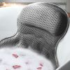 Bath Pillow Bathtub Pillow, Luxury Bath Pillows for Tub Neck and Back Support